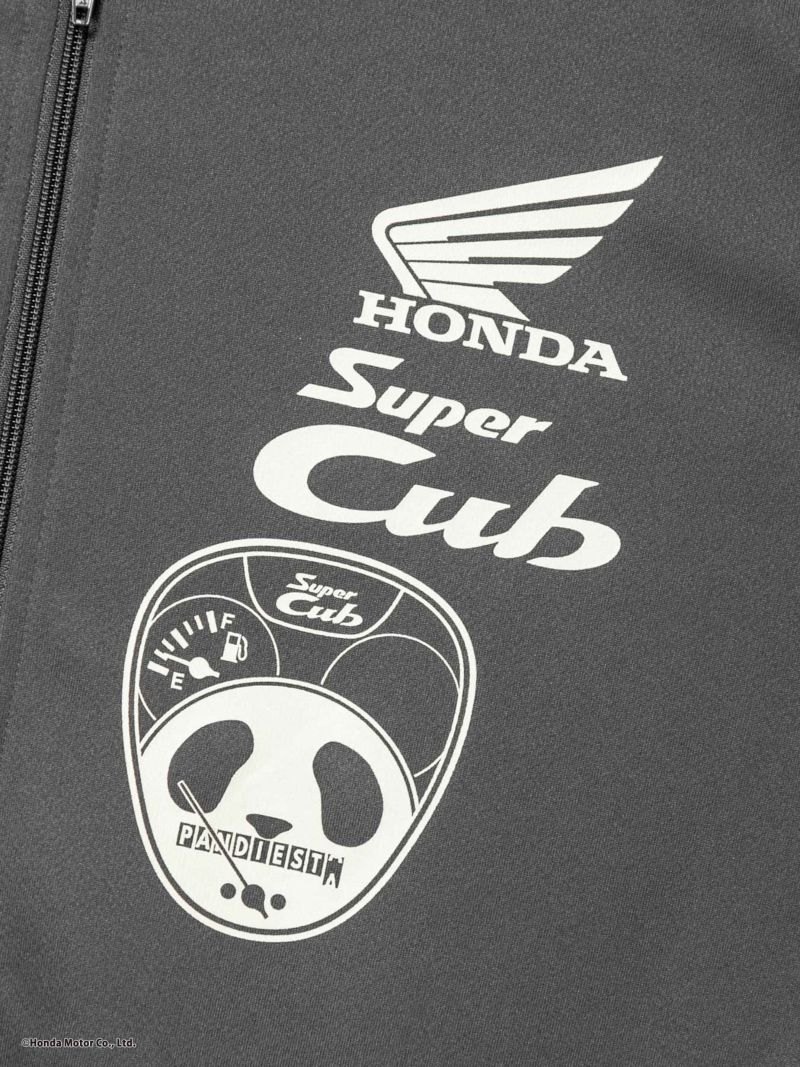 【HONDA×PANDIESTA JAPAN】<br>“SUPER CUB”DRYメッシュ素材ZIPパーカー