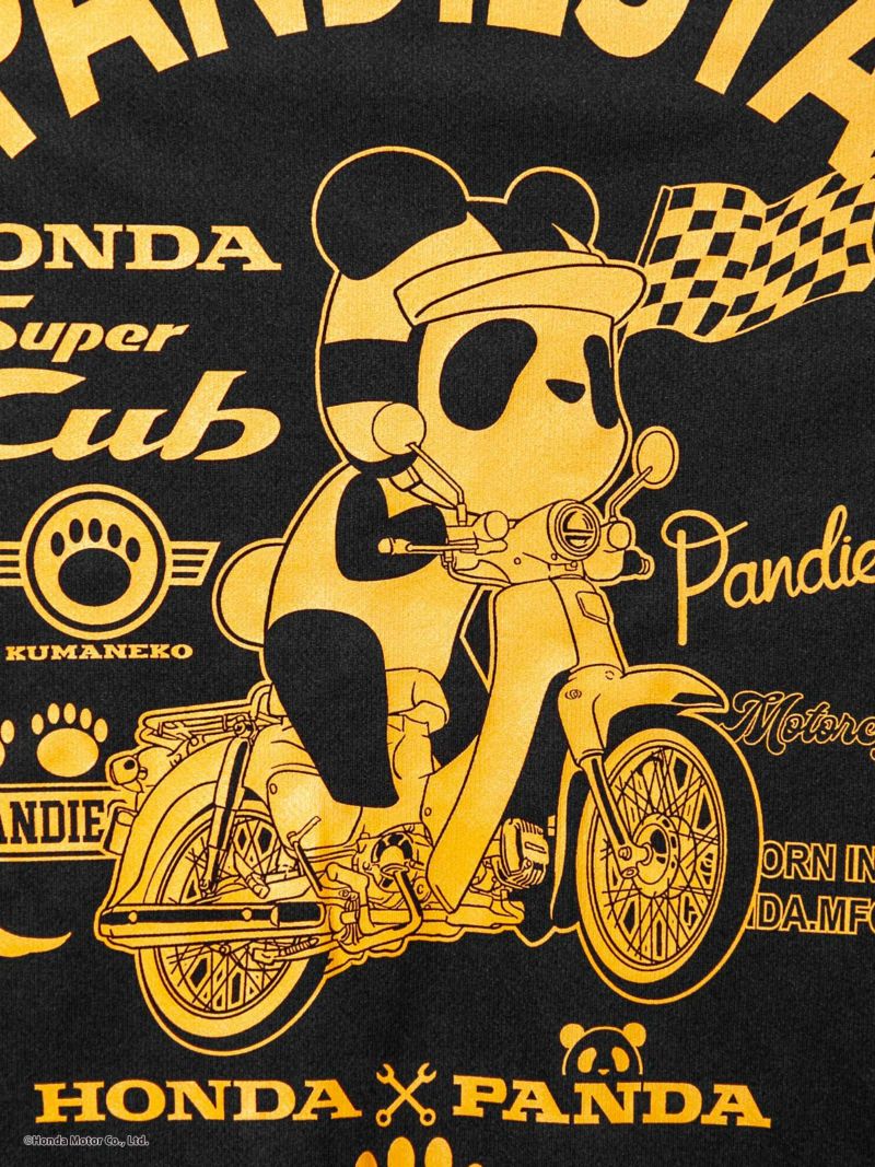 【HONDA×PANDIESTA JAPAN】<br>“SUPER CUB”DRYメッシュ素材ZIPパーカー