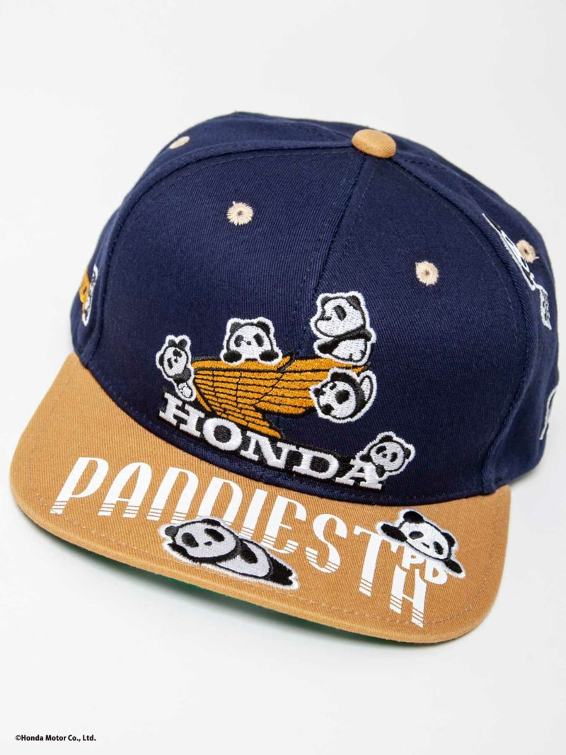 ＜予約＞【HONDA×PANDIESTA JAPAN】<br>“サガラウィング”刺繍入りフラットキャップ