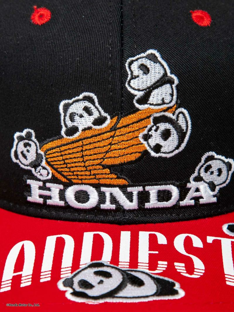 ＜予約＞【HONDA×PANDIESTA JAPAN】<br>“サガラウィング”刺繍入りフラットキャップ