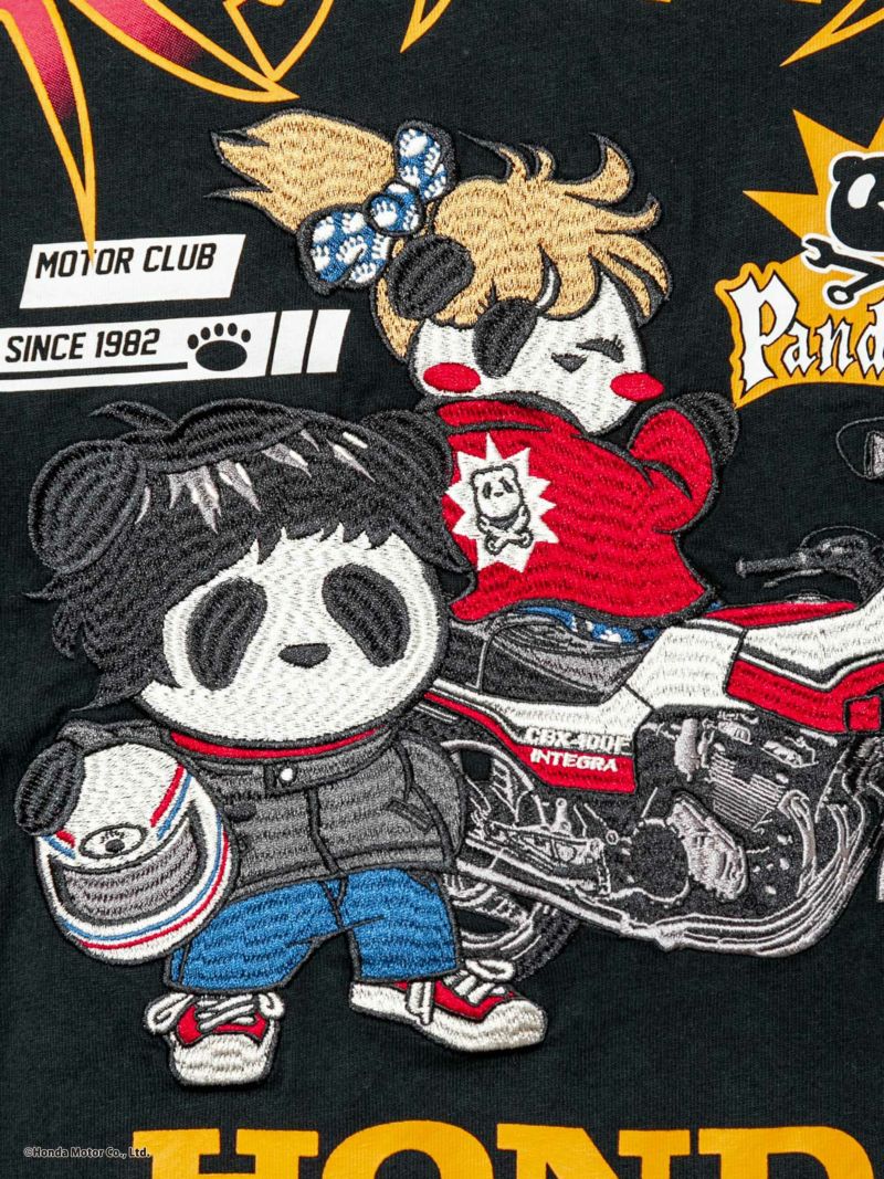 ＜予約＞【HONDA×PANDIESTA JAPAN】<br>“CBX400F INTEGRA SHOW-WA”刺繍入りロンT