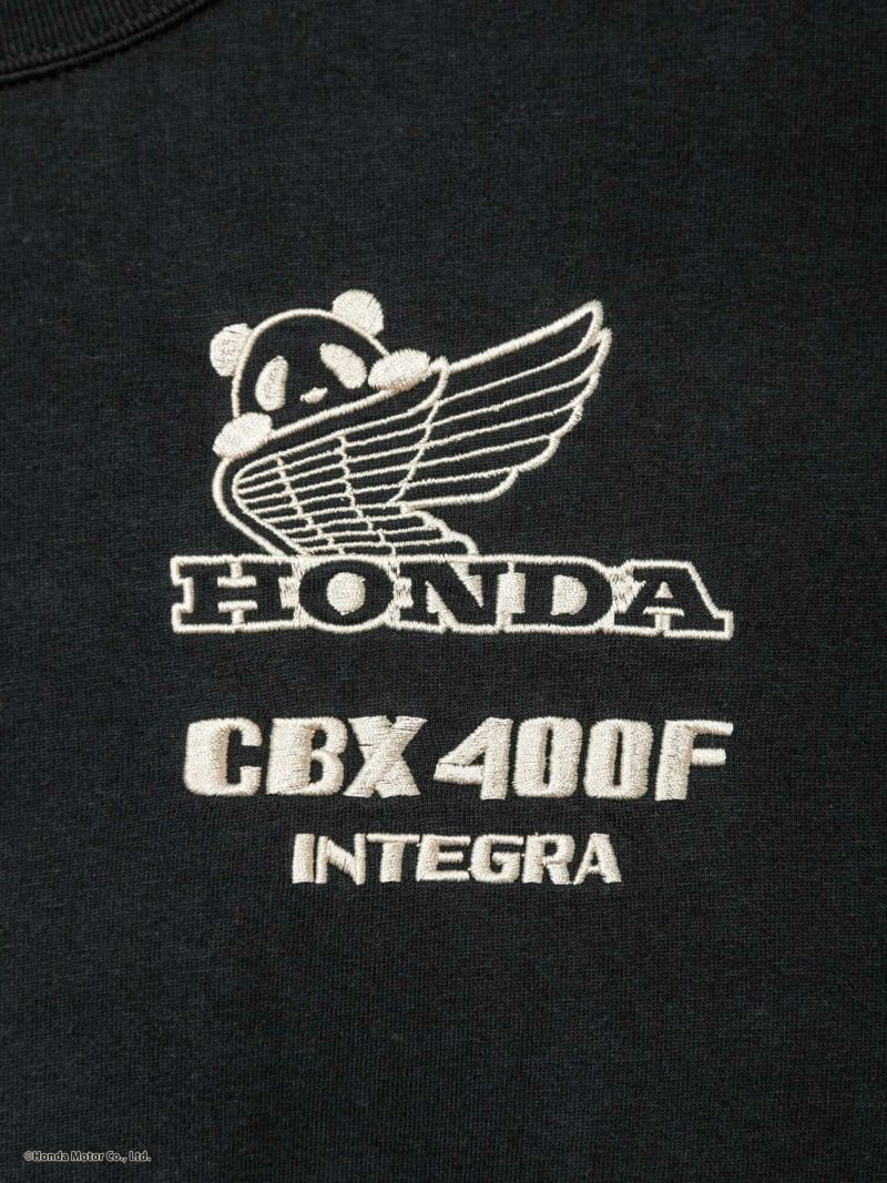 ＜予約＞【HONDA×PANDIESTA JAPAN】<br>“CBX400F INTEGRA SHOW-WA”刺繍入りロンT