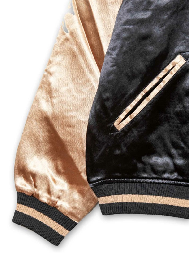 【抜刀娘】“葵：天女”総刺繍リバーシブルスカジャン