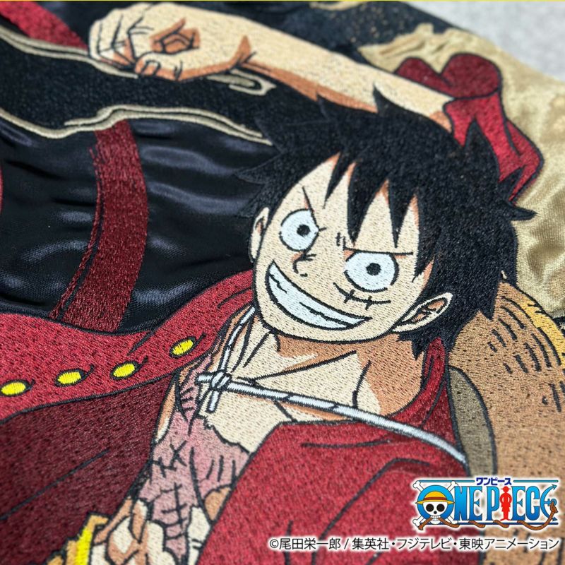 【絡繰魂・粋×ONE PIECE】ルフィ× レイリー　リバーシブルスカジャン