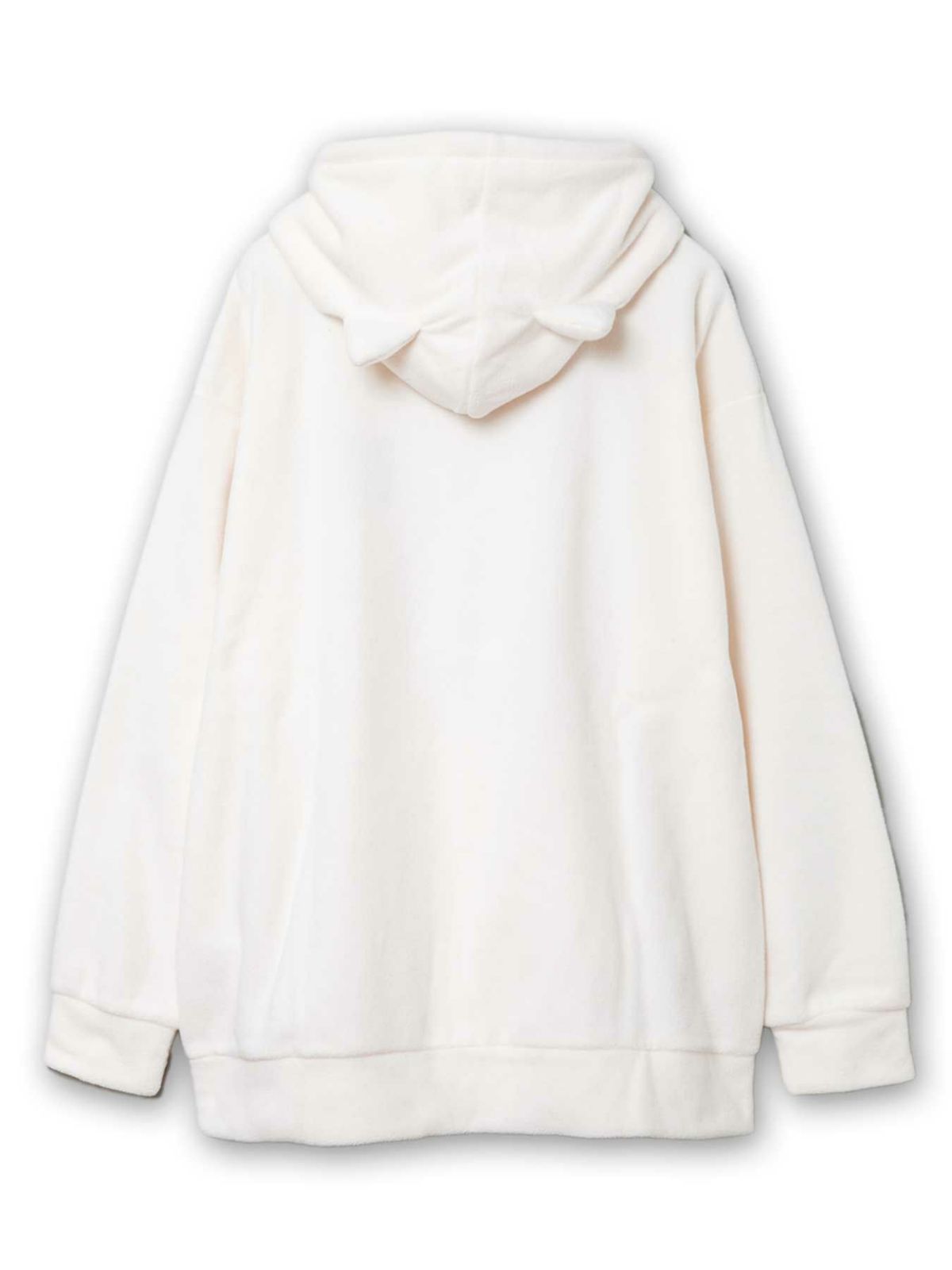 【NECOBUCHI-SAN】“Hungry”フリース素材BIGシルエット プルパーカー