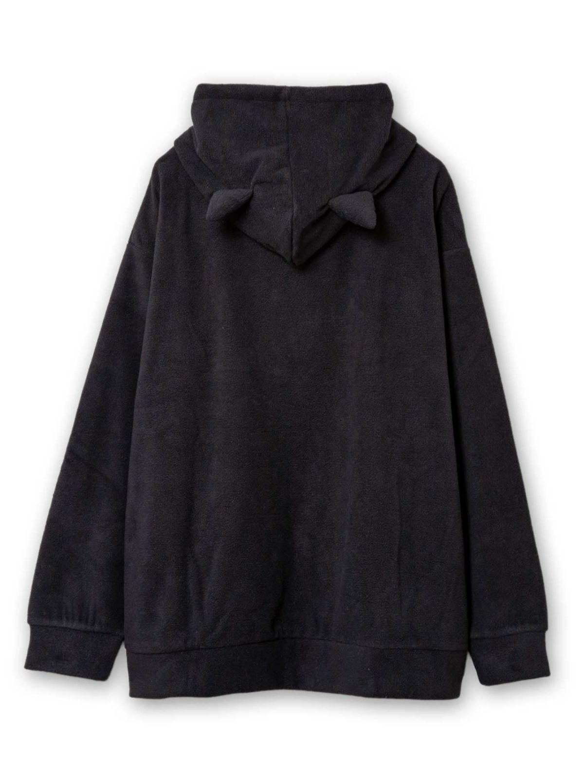 【NECOBUCHI-SAN】“Hungry”フリース素材BIGシルエット プルパーカー