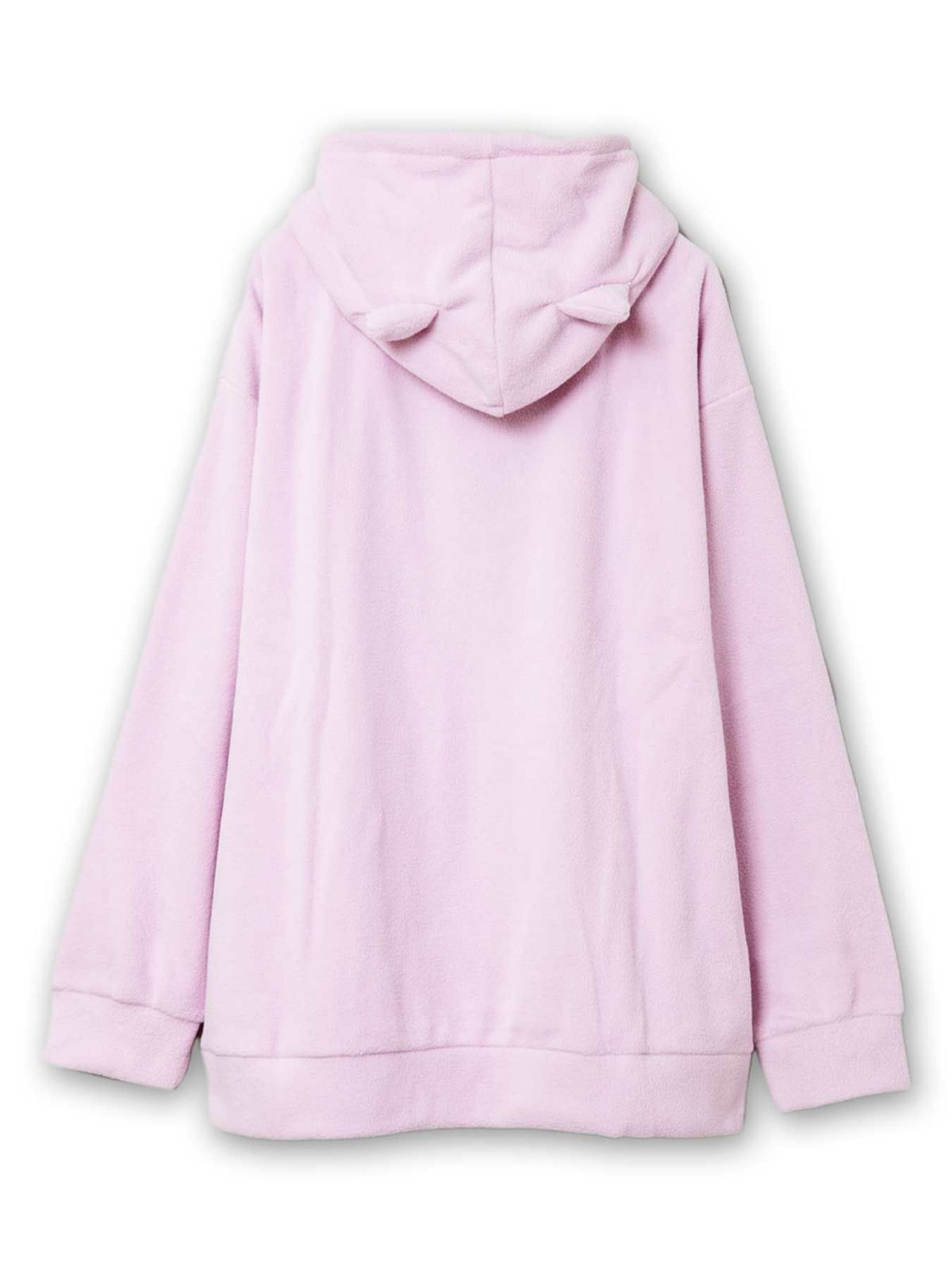 【NECOBUCHI-SAN】“Hungry”フリース素材BIGシルエット プルパーカー