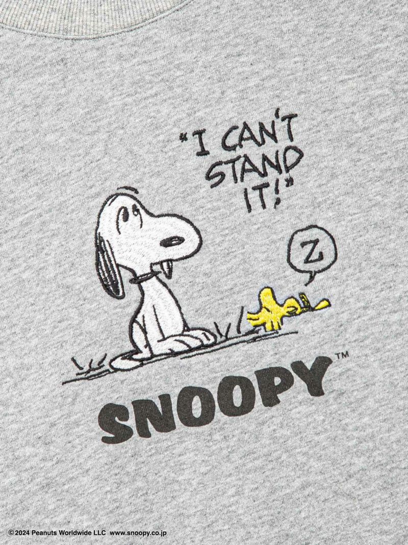 【JUICY×PEANUTS】≪100着限定≫“SNOOPY AND FRIENDS”デニム切替プルオーバー〔別注〕