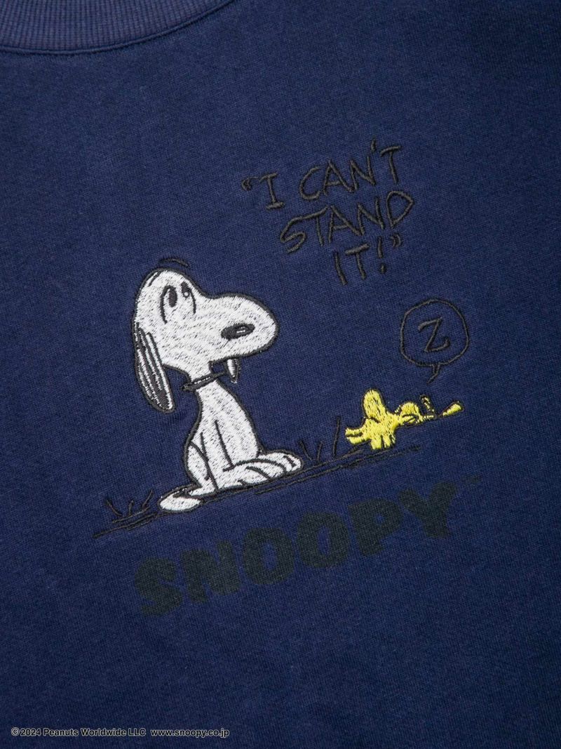 【JUICY×PEANUTS】≪100着限定≫“SNOOPY AND FRIENDS”デニム切替プルオーバー〔別注〕