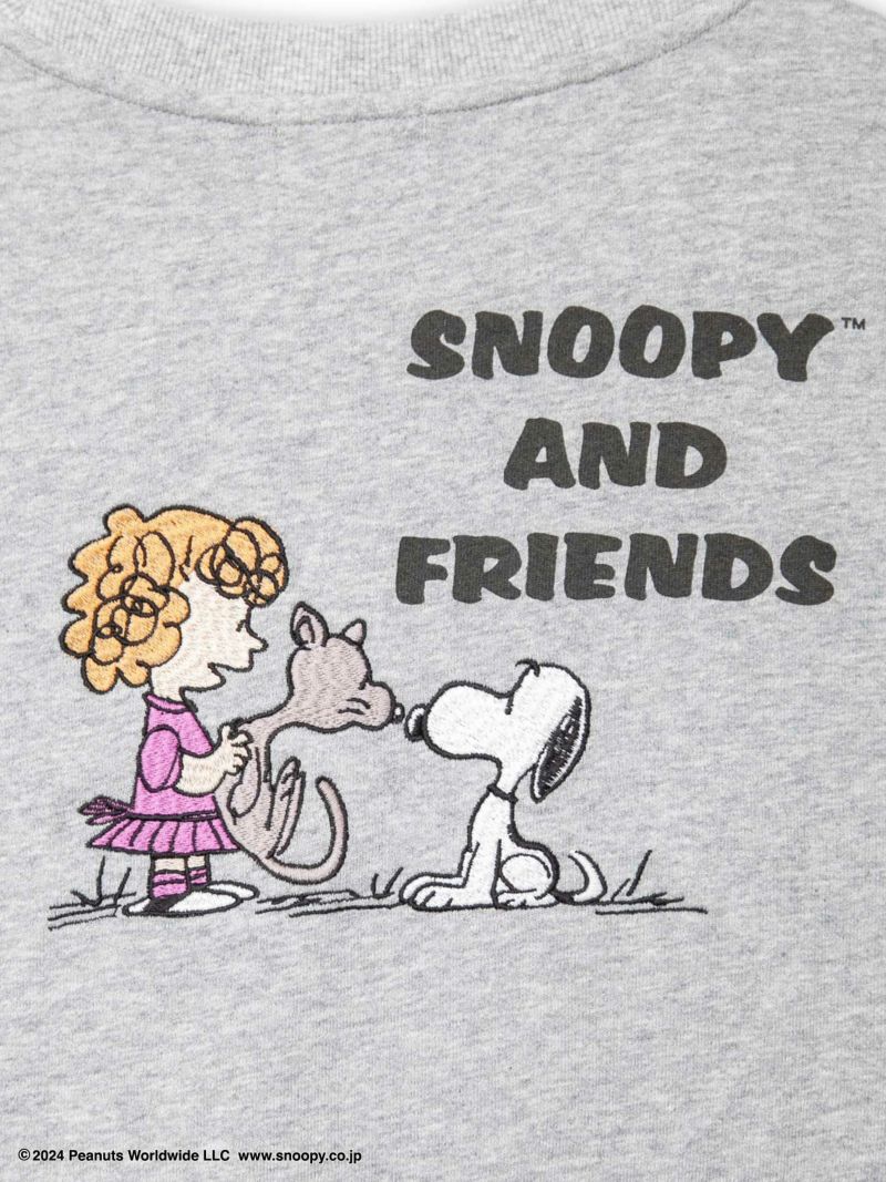 【JUICY×PEANUTS】≪100着限定≫“SNOOPY AND FRIENDS”デニム切替プルオーバー〔別注〕