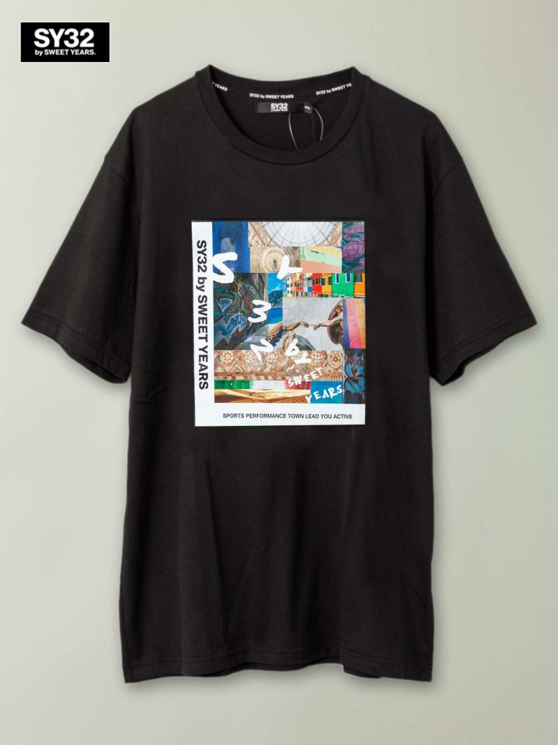 【SY32 by SWEET YEARS】INK JET PHOTO T-SHIRT