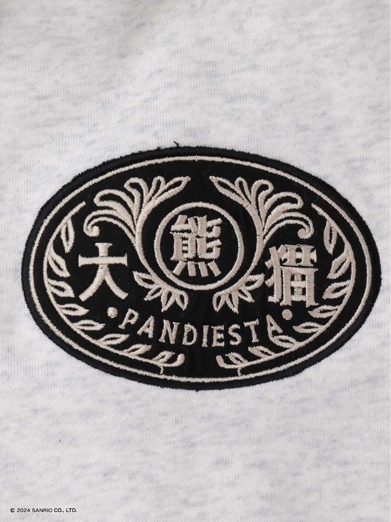 【PANDIESTA JAPAN×今昔】“酔いどれ”総刺繍ZIPパーカー〔別注〕