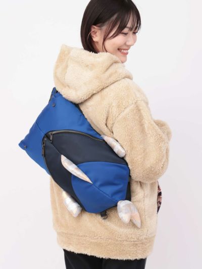 ≪20%OFF≫【雅結】<br>“ジンベエザメ”金襴織物遣い2WAY BIGボディバッグ≪返品・取寄対応不可≫