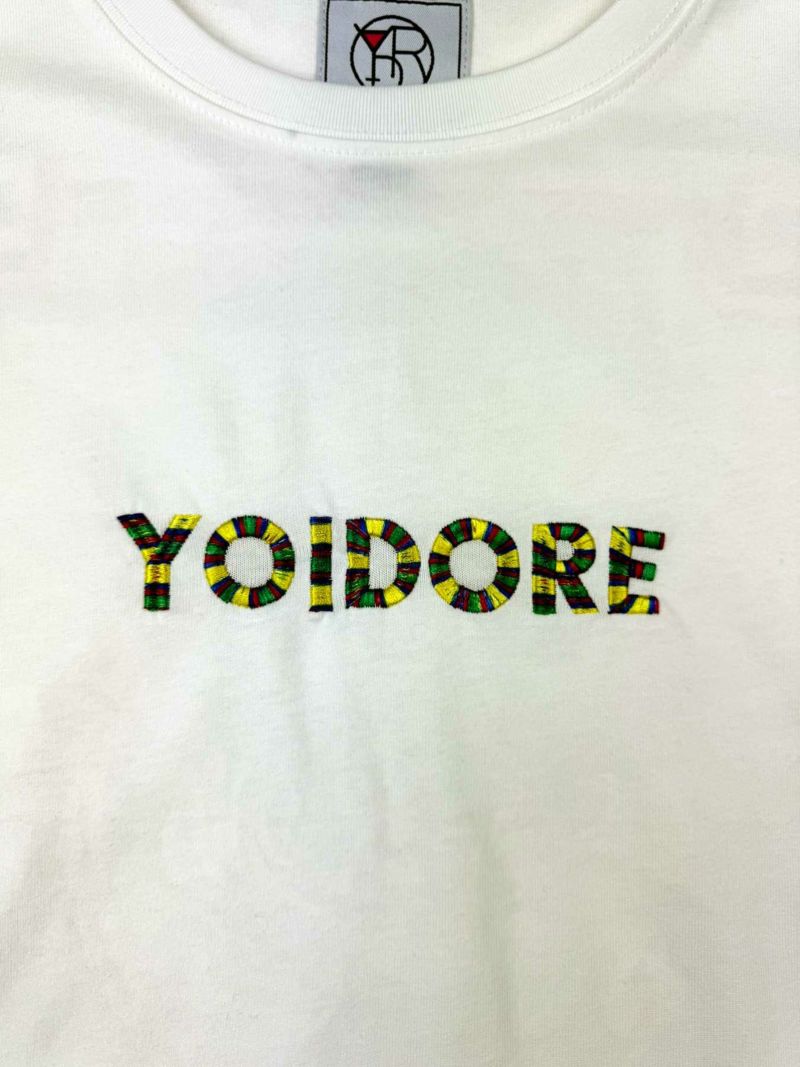 【YOIDORE】“へべれけネオン”刺繍入り発泡プリントロンT