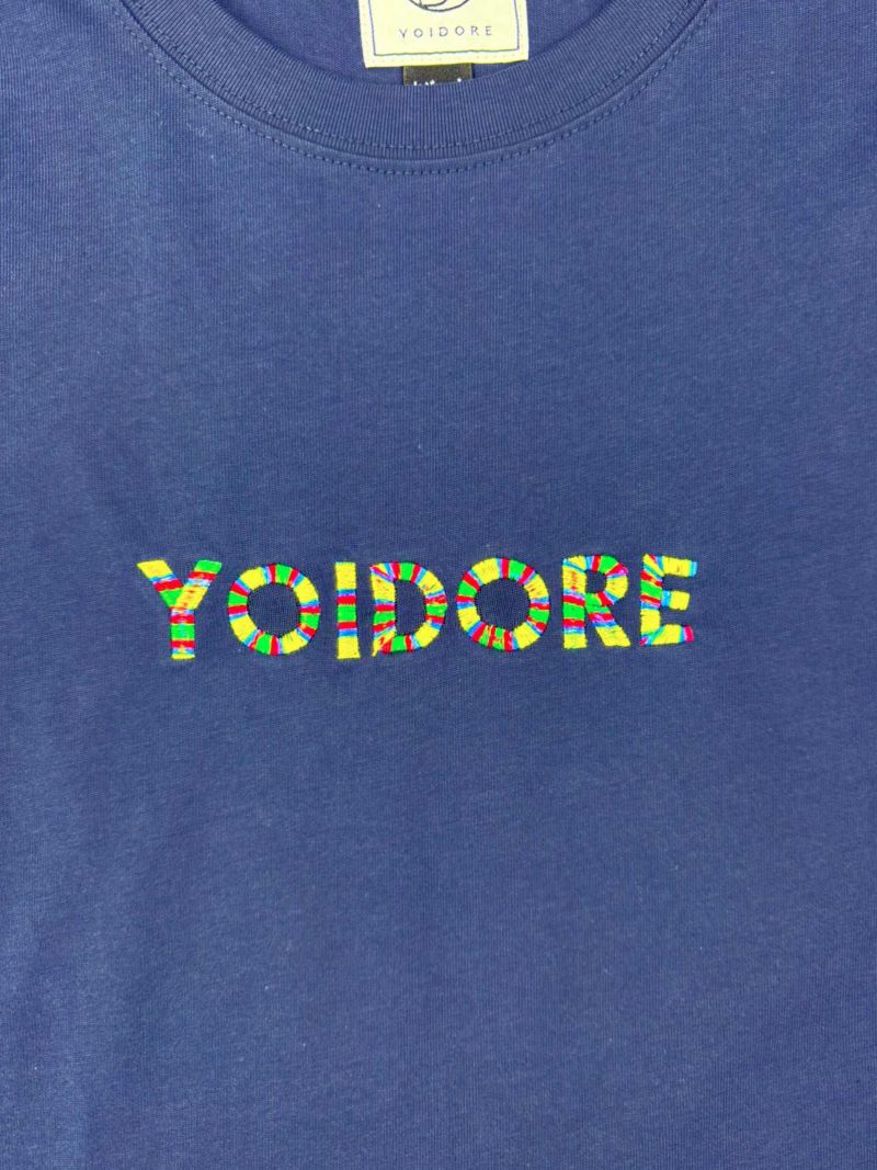 【YOIDORE】“へべれけネオン”刺繍入り発泡プリントロンT