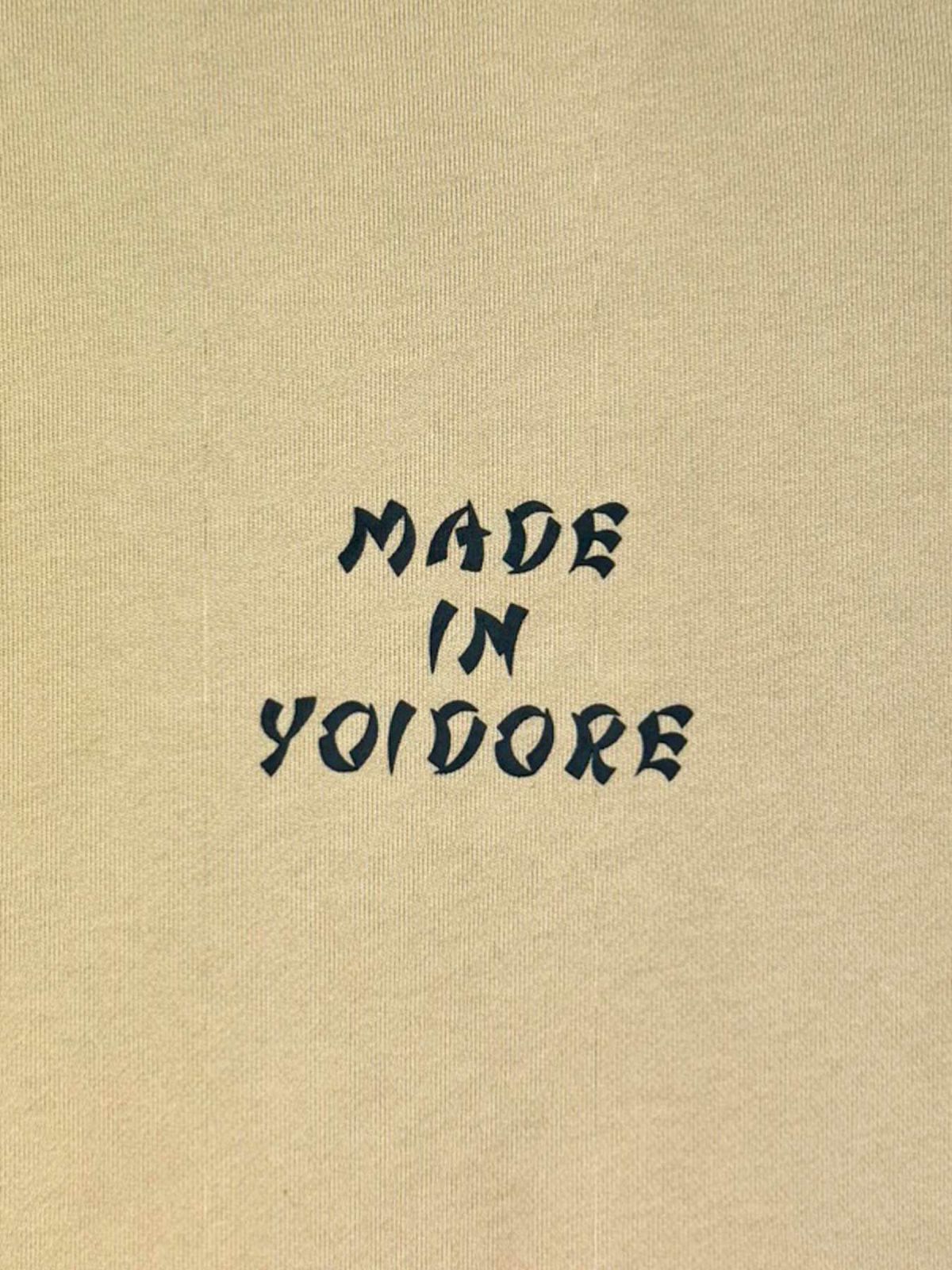 【YOIDORE】“酒愛好家”刺繍入りトレーナー