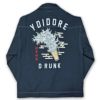 【YOIDORE】“浮世絵ビール”総刺繍デニムジャケット