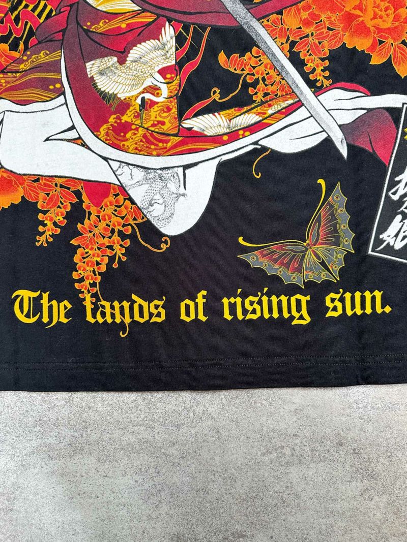 【抜刀娘】“凛：一刀流”刺繍入りプリントロンT