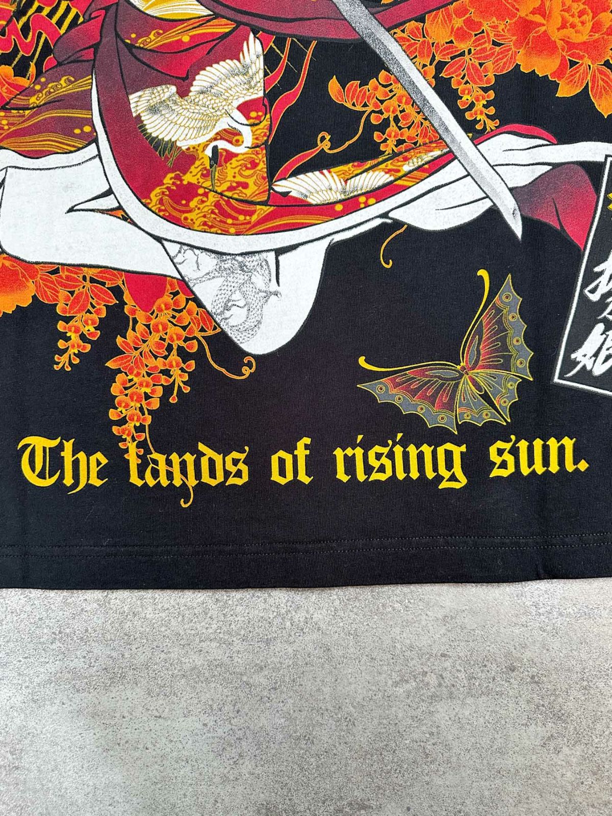 【抜刀娘】“凛：一刀流”刺繍入りプリントロンT