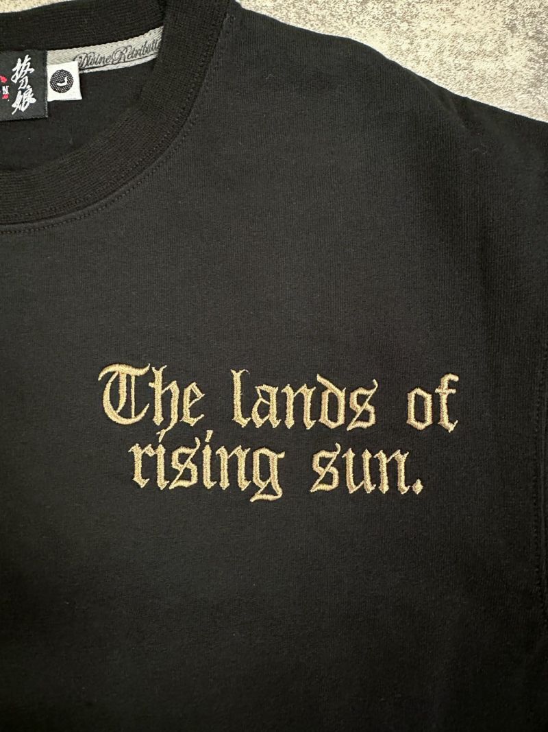 【抜刀娘】“凛：一刀流”刺繍入りプリントロンT