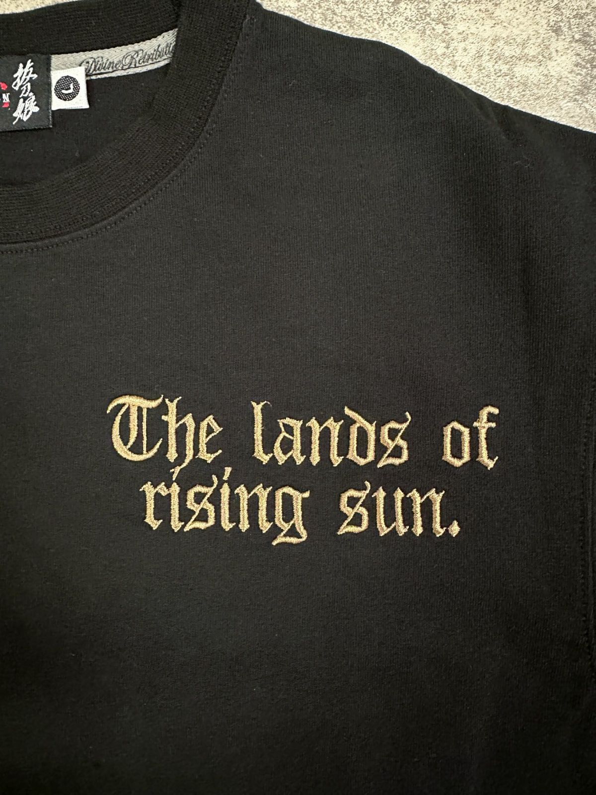 【抜刀娘】“凛：一刀流”刺繍入りプリントロンT