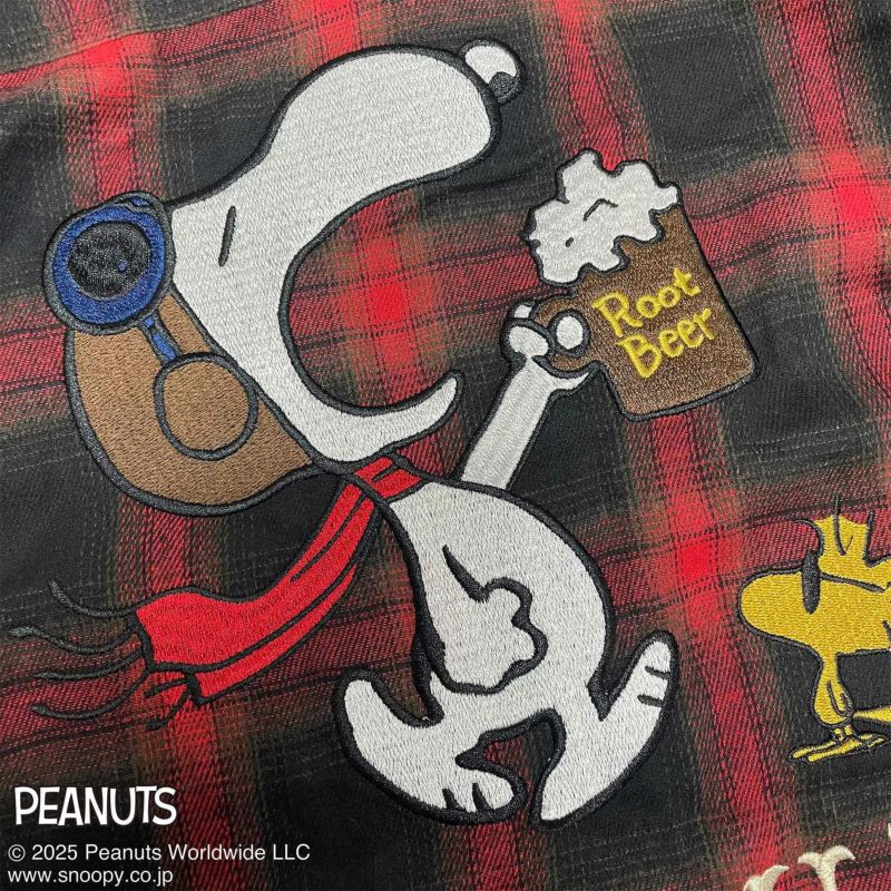 【FLAGSTAFF×PEANUTS】SNOOPY Root Beer シャツ〔別注〕