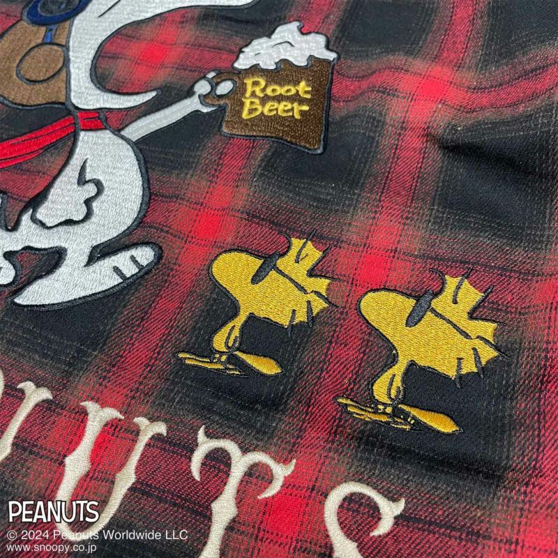 【FLAGSTAFF×PEANUTS】SNOOPY Root Beer シャツ〔別注〕