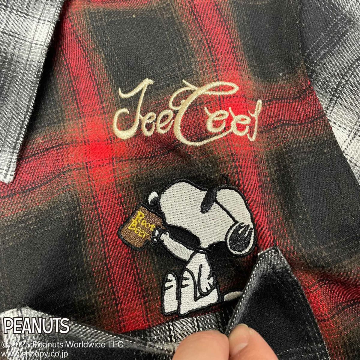 【FLAGSTAFF×PEANUTS】SNOOPY Root Beer シャツ〔別注〕