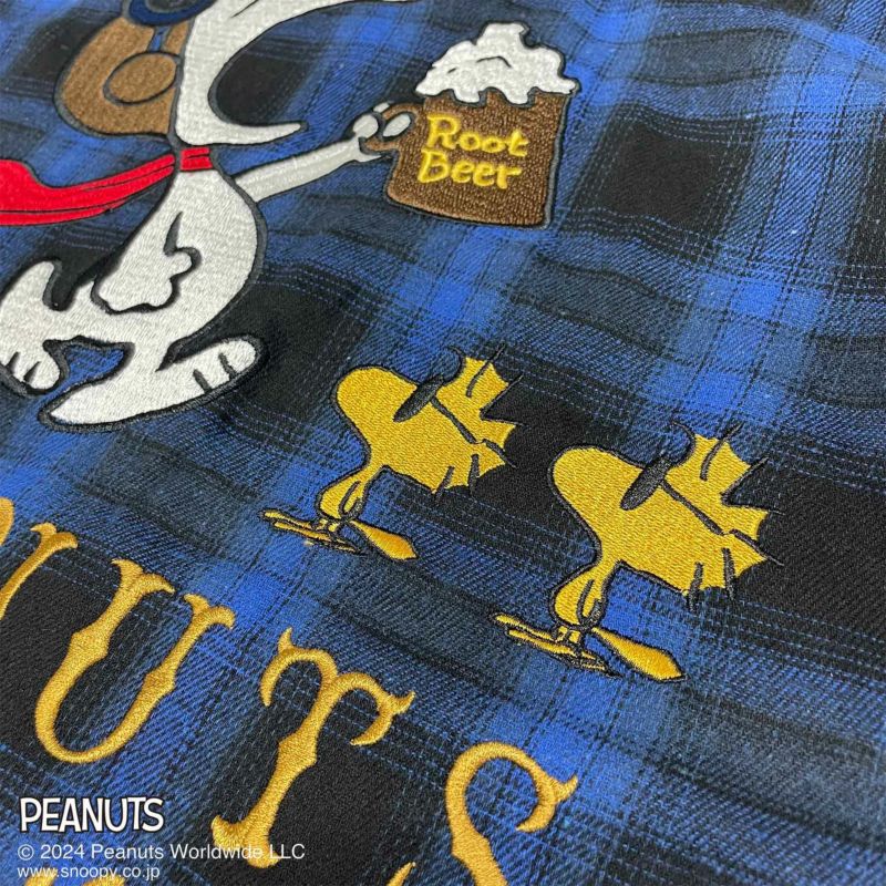 【FLAGSTAFF×PEANUTS】SNOOPY Root Beer シャツ〔別注〕