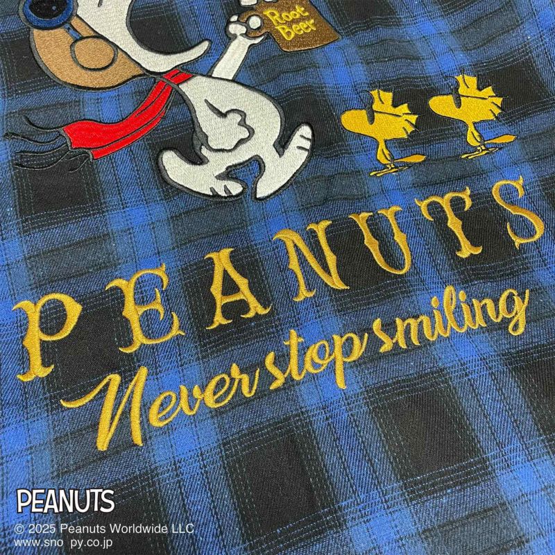 【FLAGSTAFF×PEANUTS】SNOOPY Root Beer シャツ〔別注〕