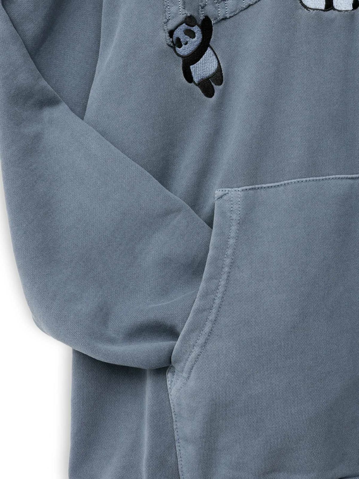 【PANDIESTA JAPAN】“カレッジパンダ”ピグメント加工プルパーカー