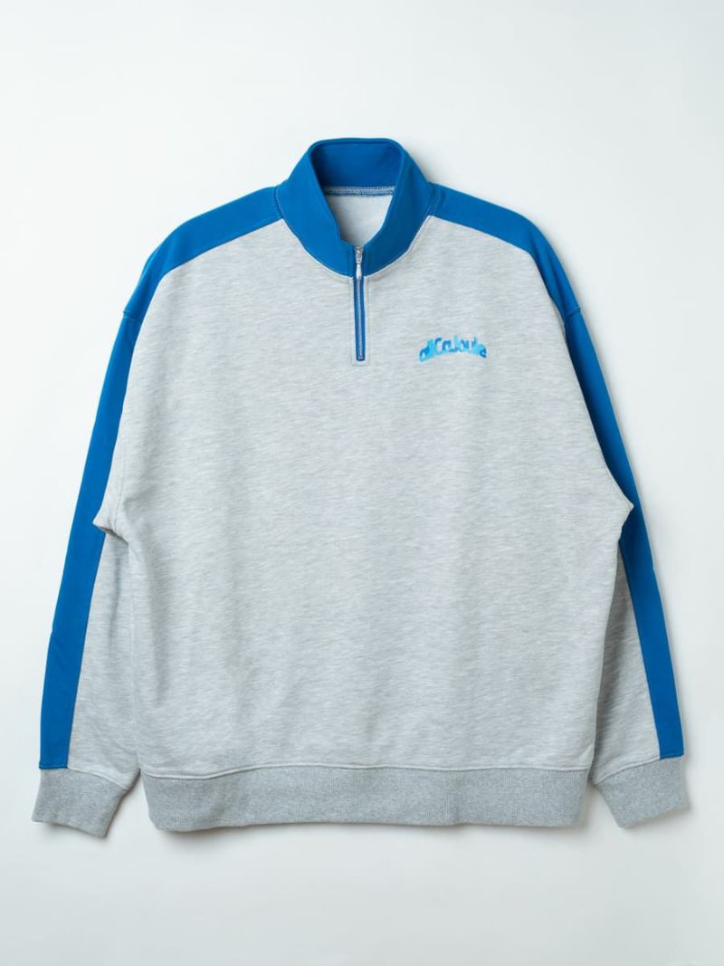 【allCaJoule】ハーフジップスウェット