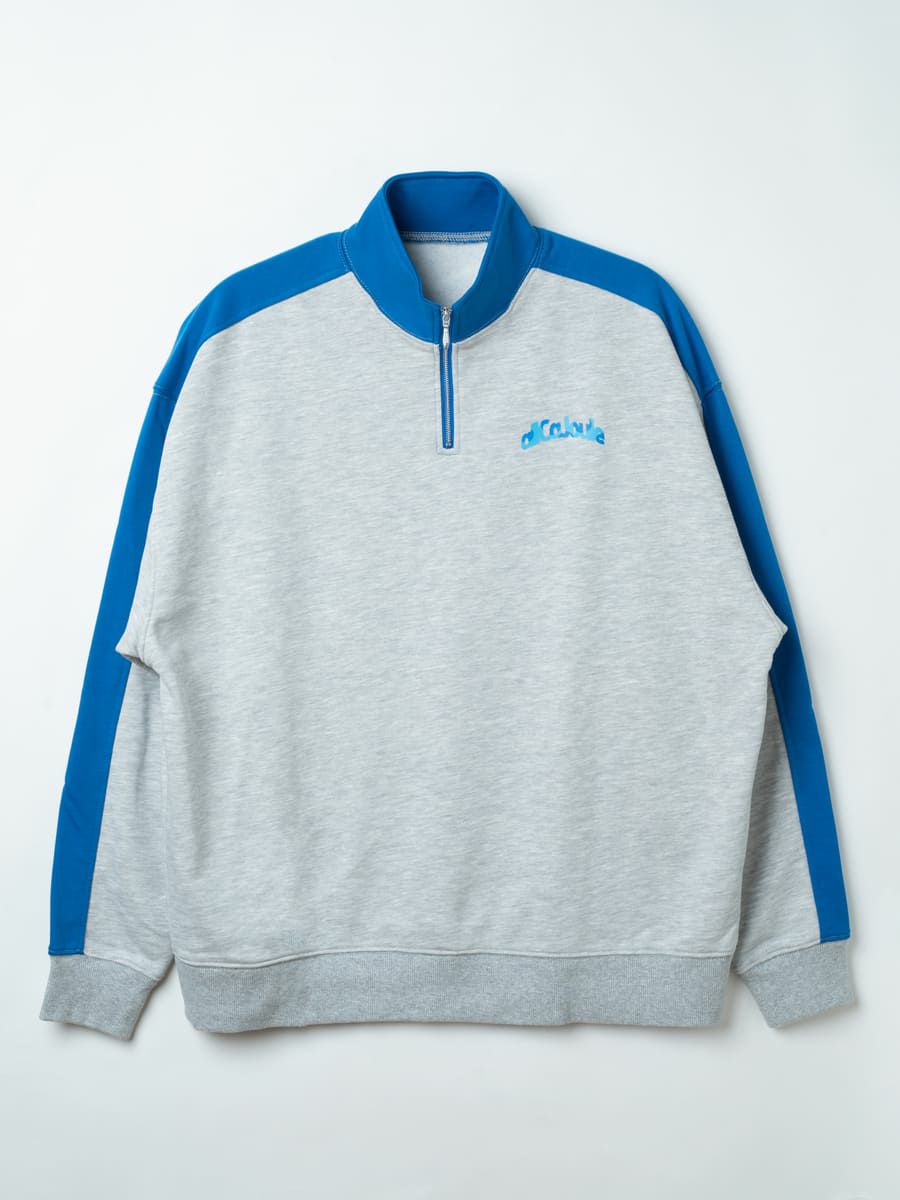 【allCaJoule】ハーフジップスウェット