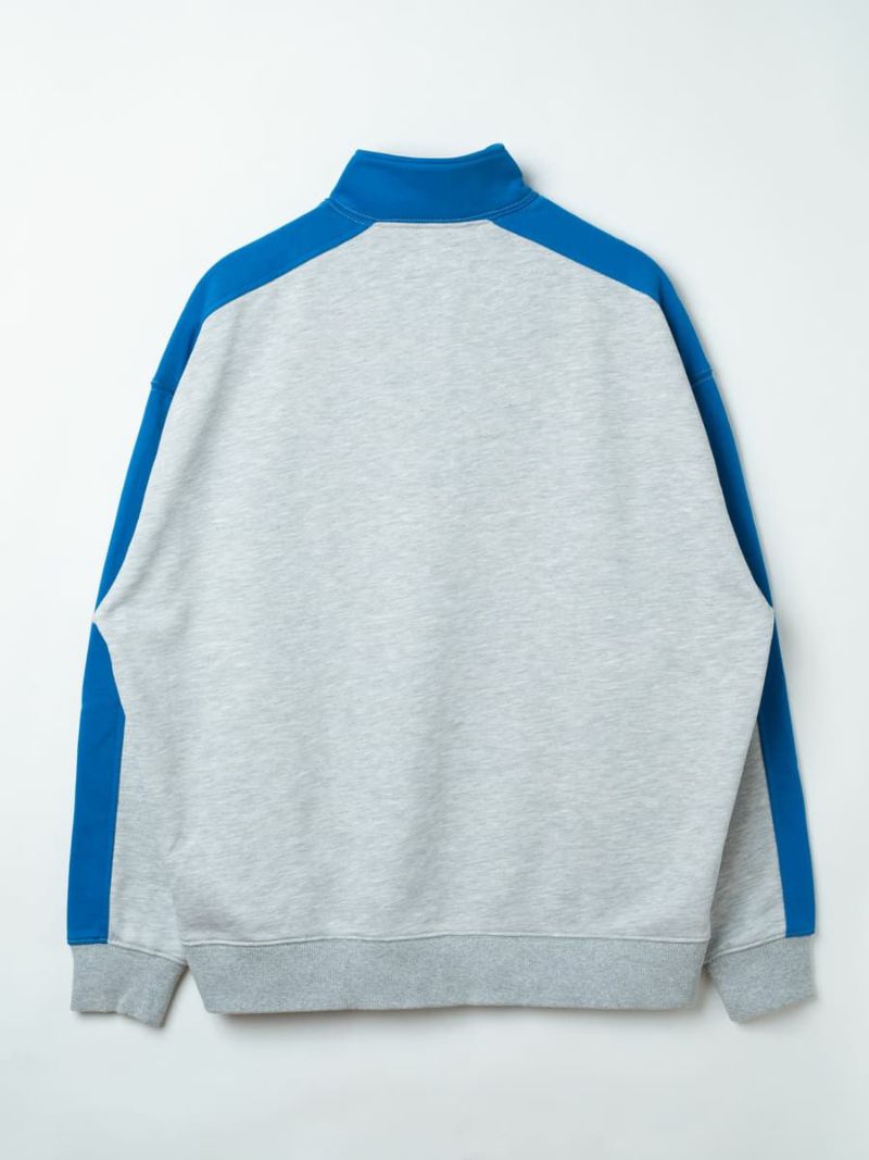 【allCaJoule】ハーフジップスウェット