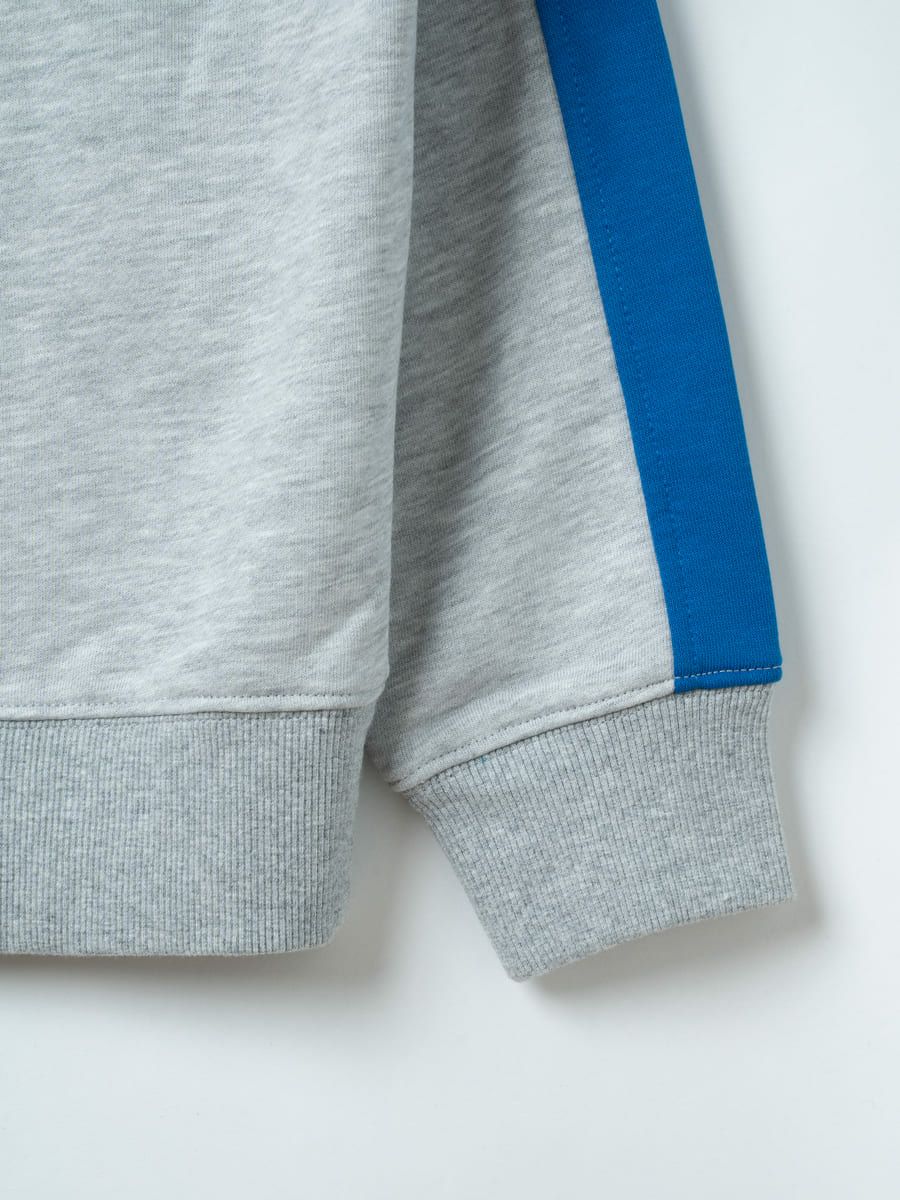 【allCaJoule】ハーフジップスウェット