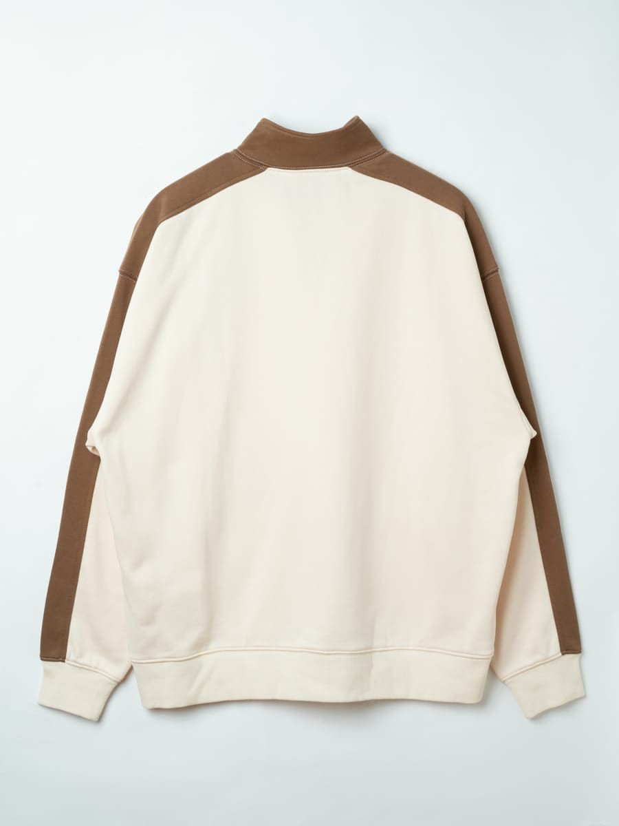 【allCaJoule】ハーフジップスウェット