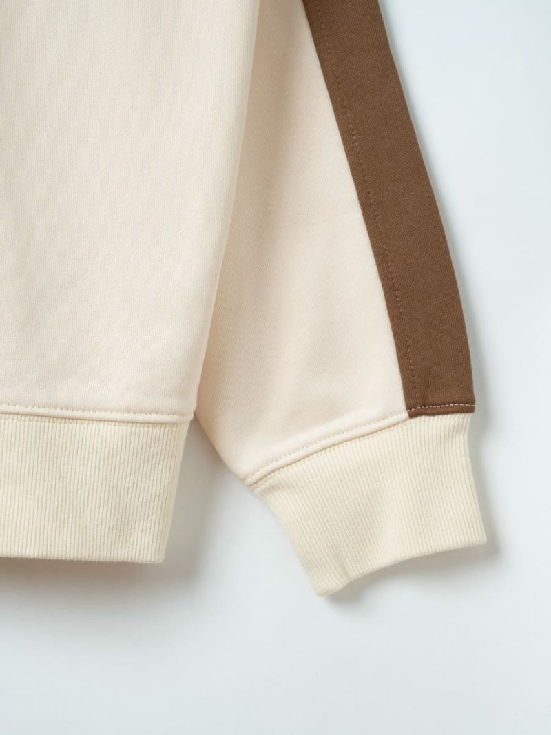 【allCaJoule】ハーフジップスウェット