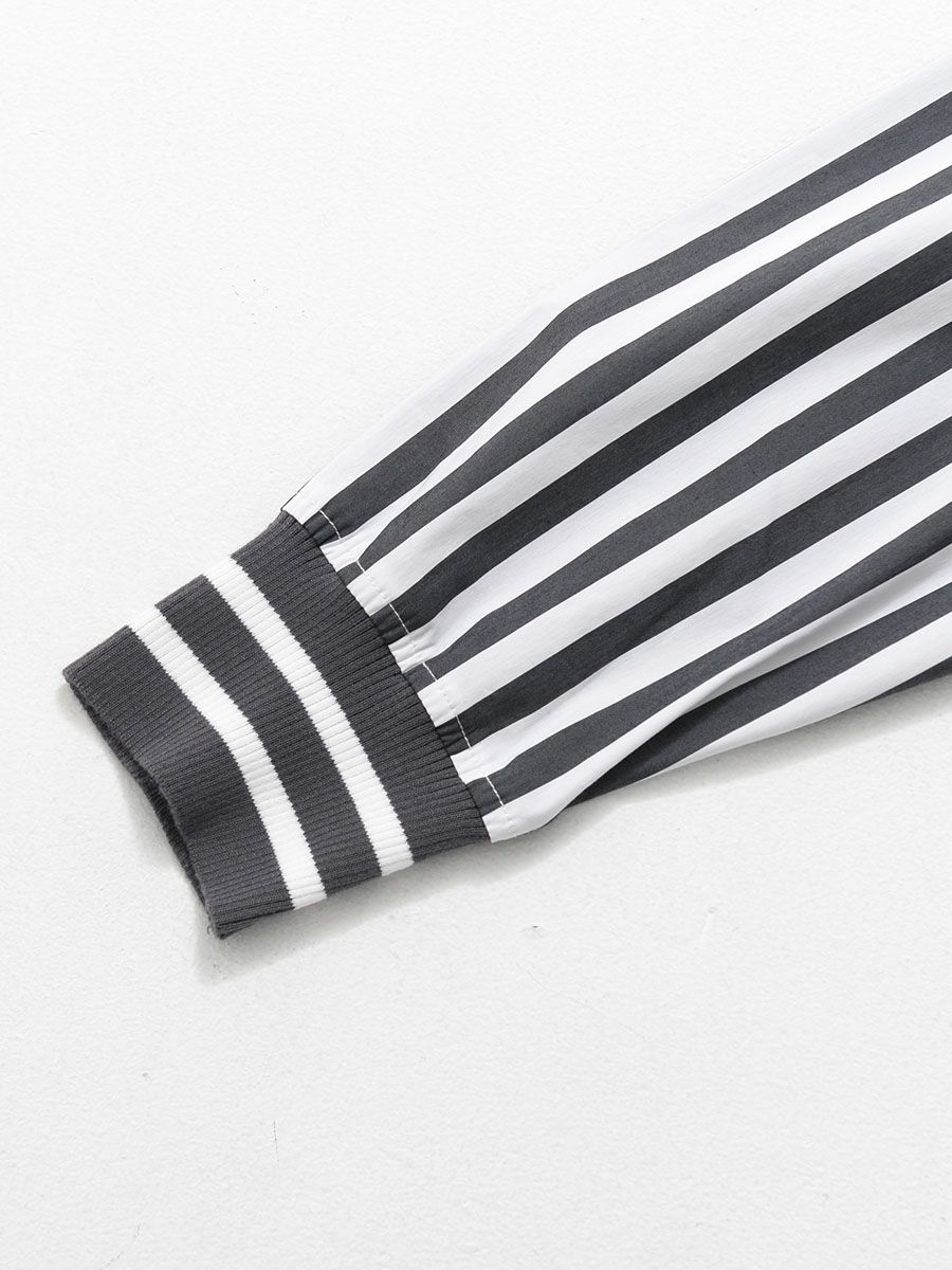 【allCaJoule】クレイジーストライプシャツ