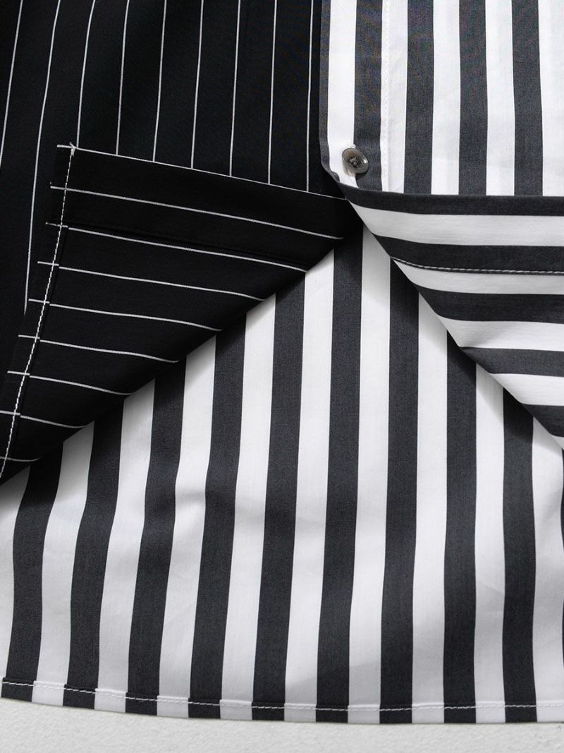 【allCaJoule】クレイジーストライプシャツ