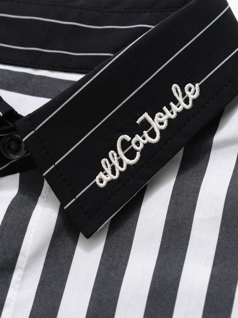 【allCaJoule】クレイジーストライプシャツ