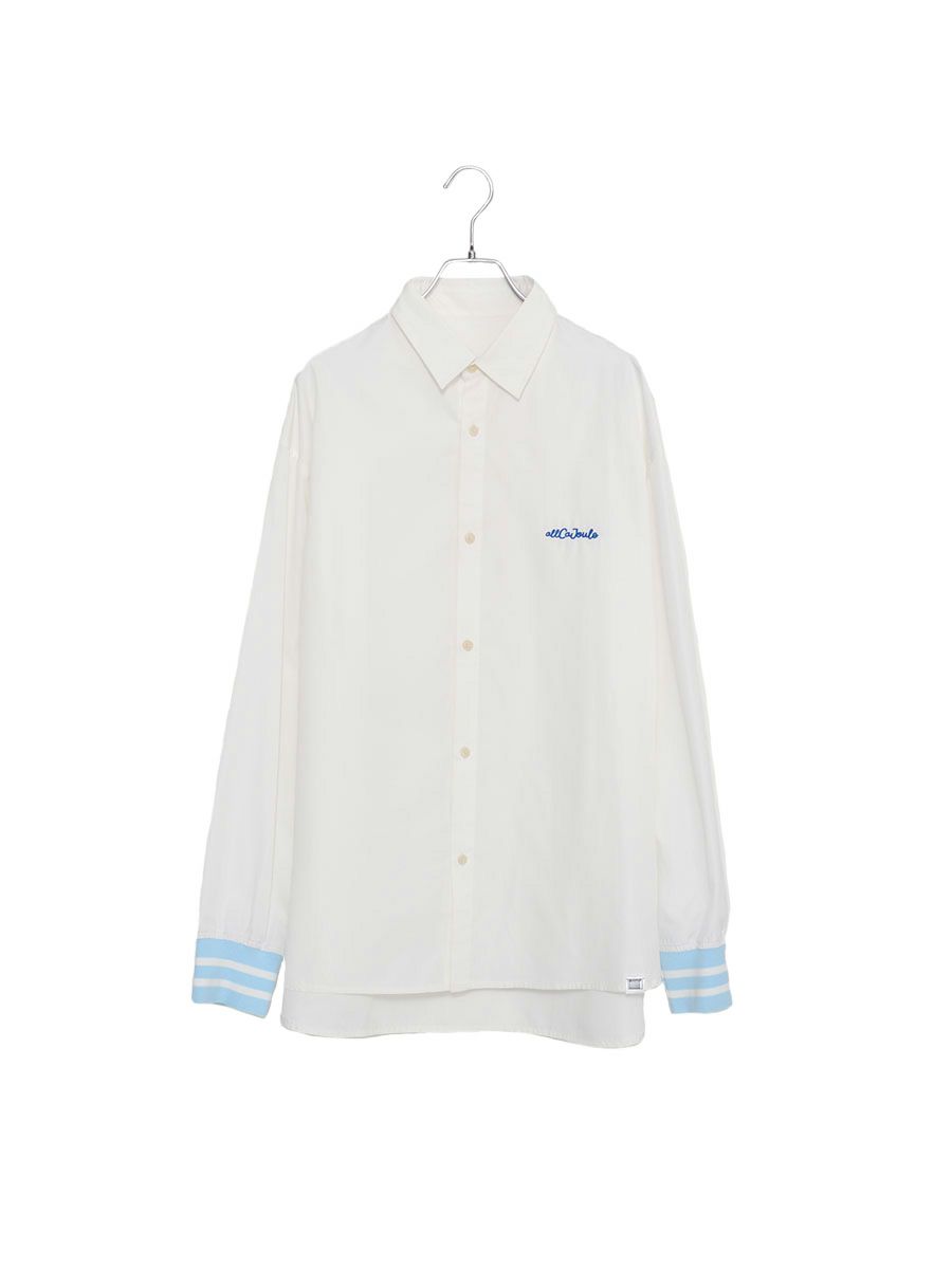 【allCaJoule】袖リブシャツ