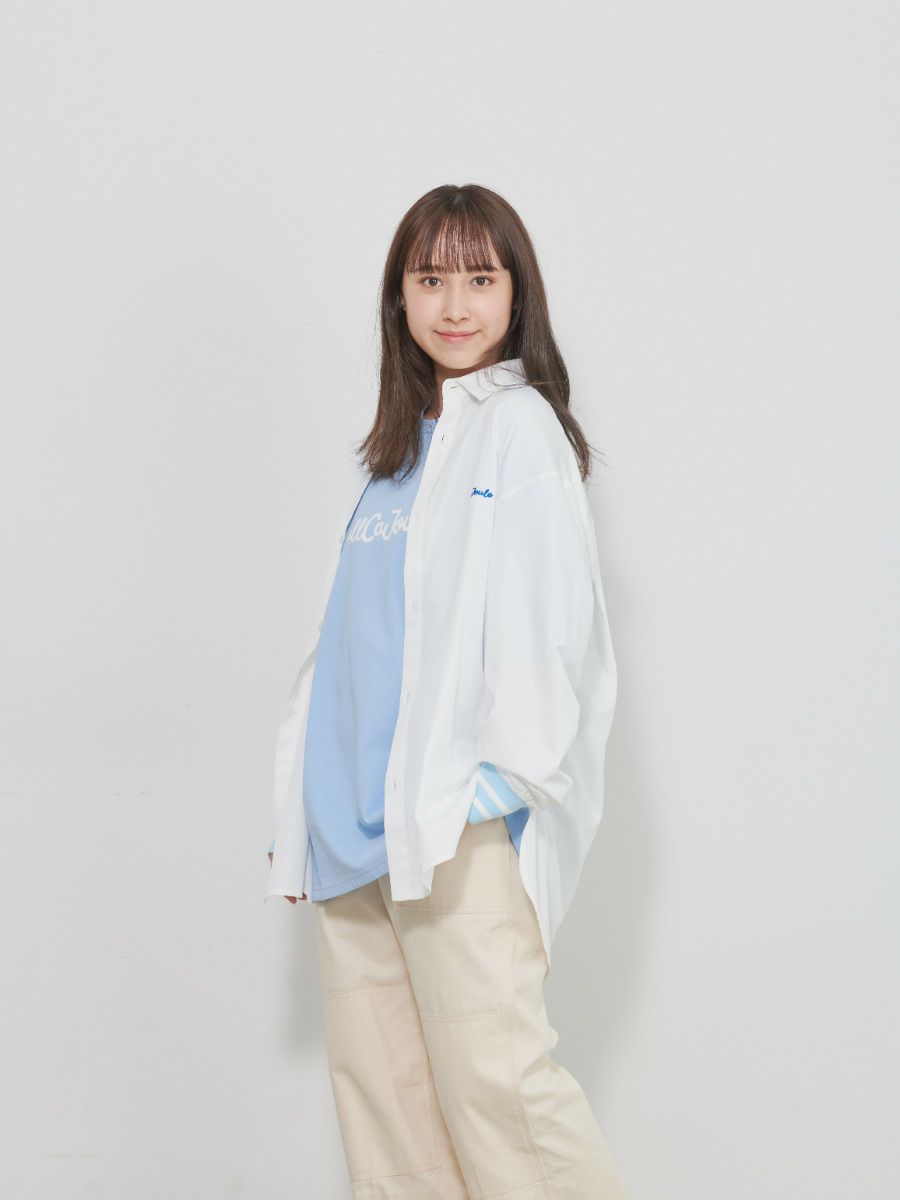 【allCaJoule】袖リブシャツ