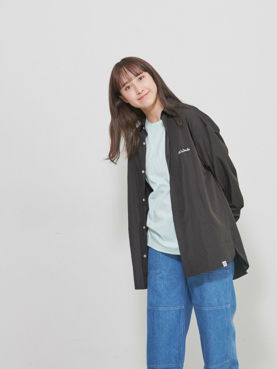 【allCaJoule】袖リブシャツ