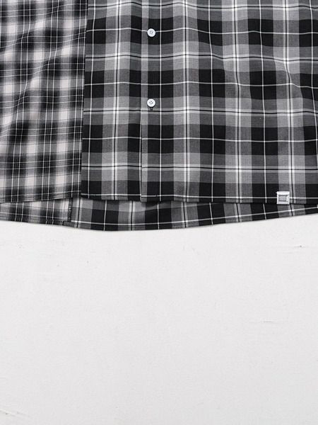 【allCaJoule】クレイジーチェックシャツ