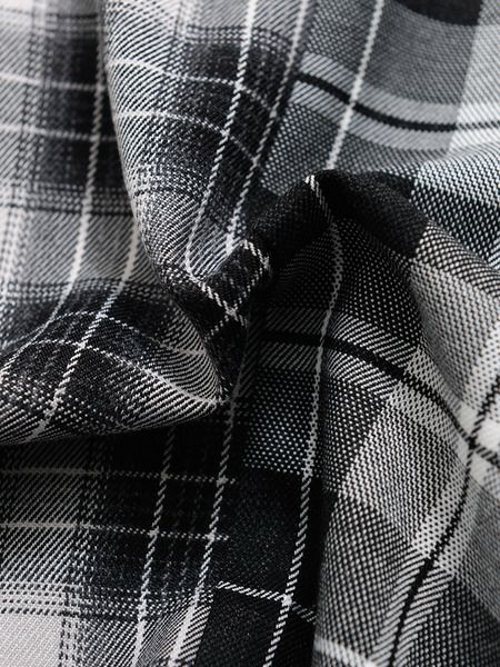 【allCaJoule】クレイジーチェックシャツ