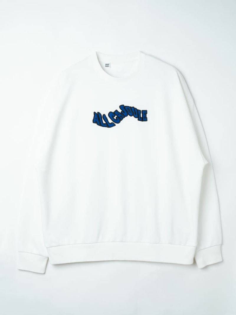 【allCaJoule】ウェーブロゴスウェット