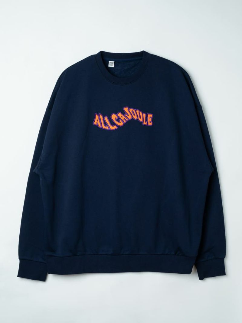 【allCaJoule】ウェーブロゴスウェット
