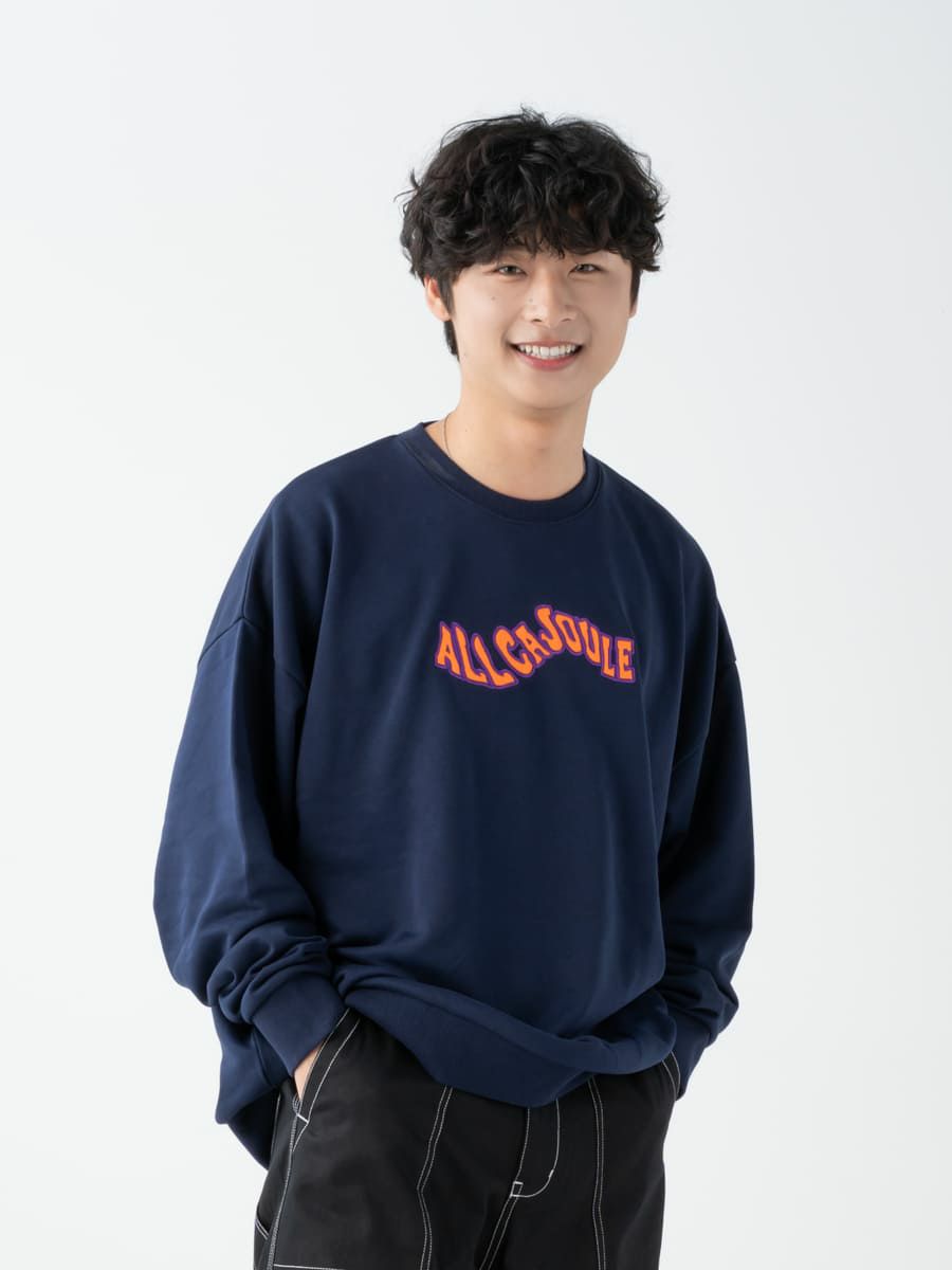 【allCaJoule】ウェーブロゴスウェット