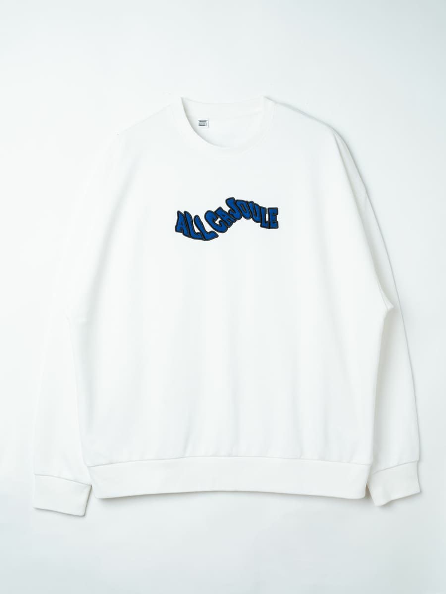 【allCaJoule】ウェーブロゴスウェット