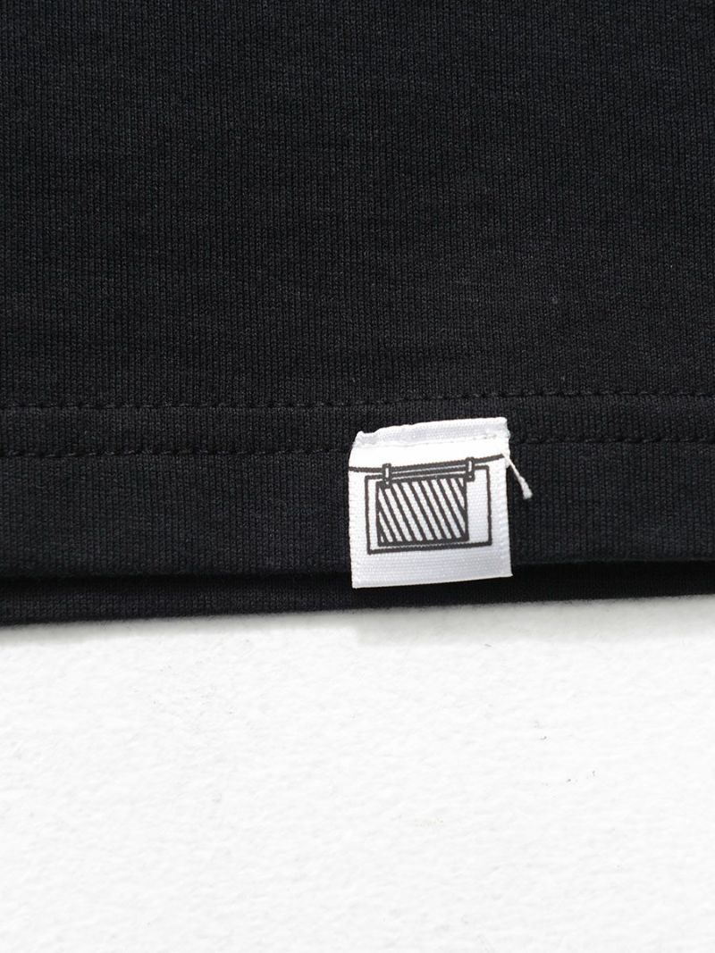 【allCaJoule】襟プリントTシャツ